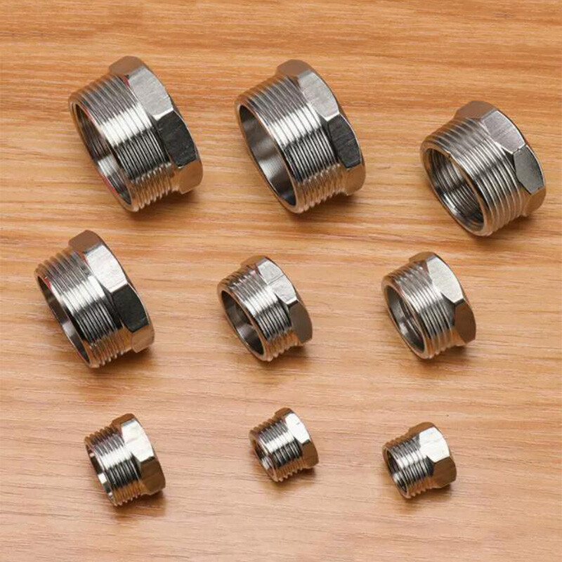 BSP Male x Female Pipe Fittings Reducing Bush Adapter Connector Stainless Steel