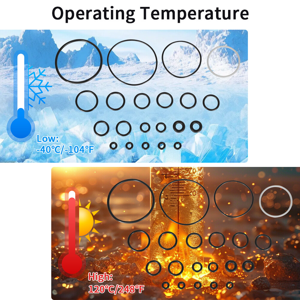 10 Kits Complete O-Ring Rebuild Kit 246355 For Graco Fusion Air Purge AP Orings