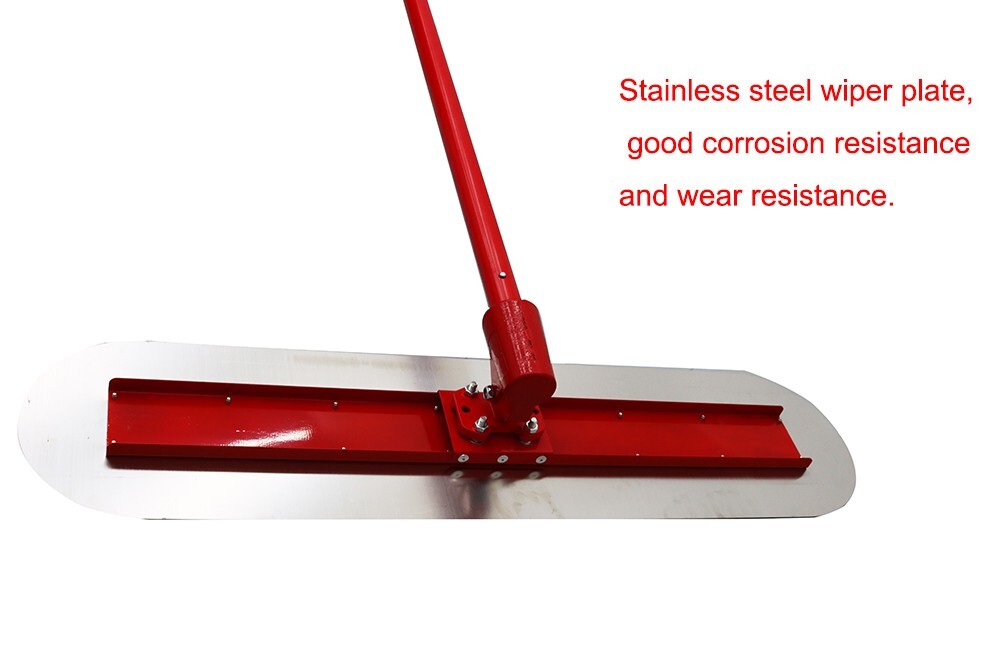 TECHTONGDA 35.4″x7.8″ Wipe Board Concrete Cement Surface Smooth Finish Tool