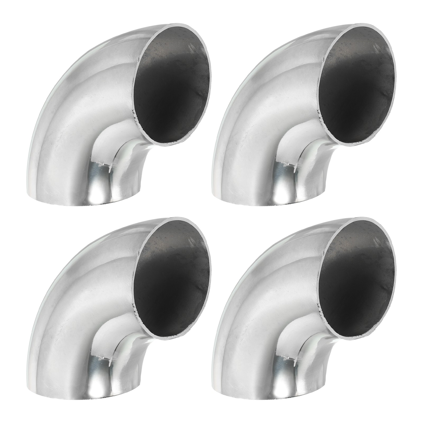 4 Pack 2 Inch OD 201 Stainless Steel Butt 90 Degree Fitting