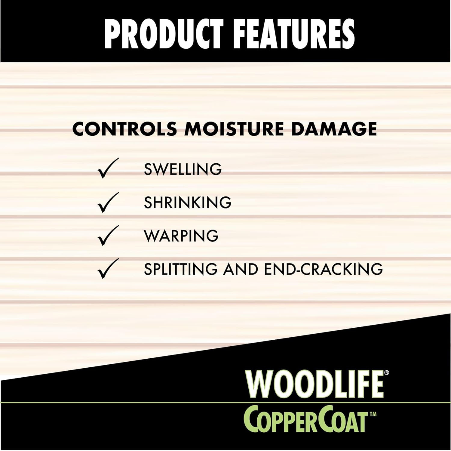 WOODLIFE 1901A CopperCoat Green Wood Preservative Gallon Green