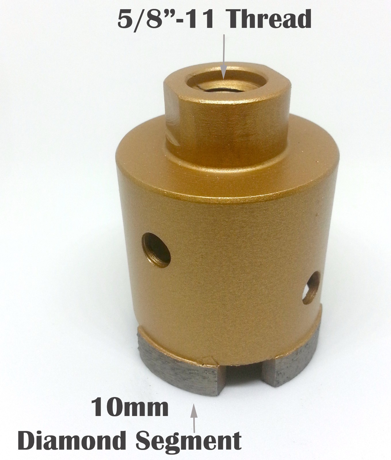 2″ Wet Diamond Segments Core Drill Bit with 5/8″-11 for Granite Marble Hole Saw
