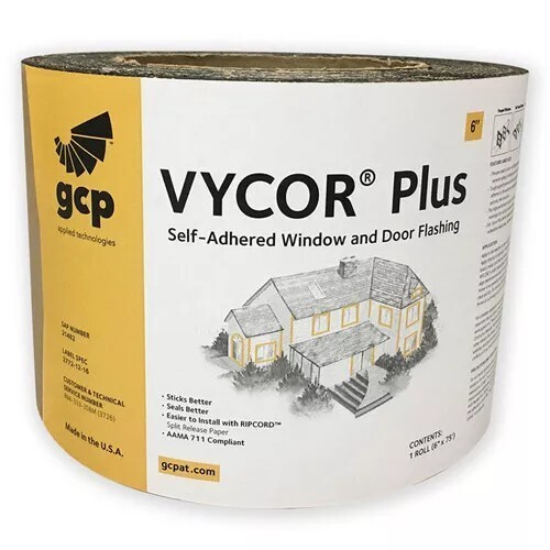 Grace Vycor Plus Self-Adhered Window and Door Flashing – 6in. – Single Item