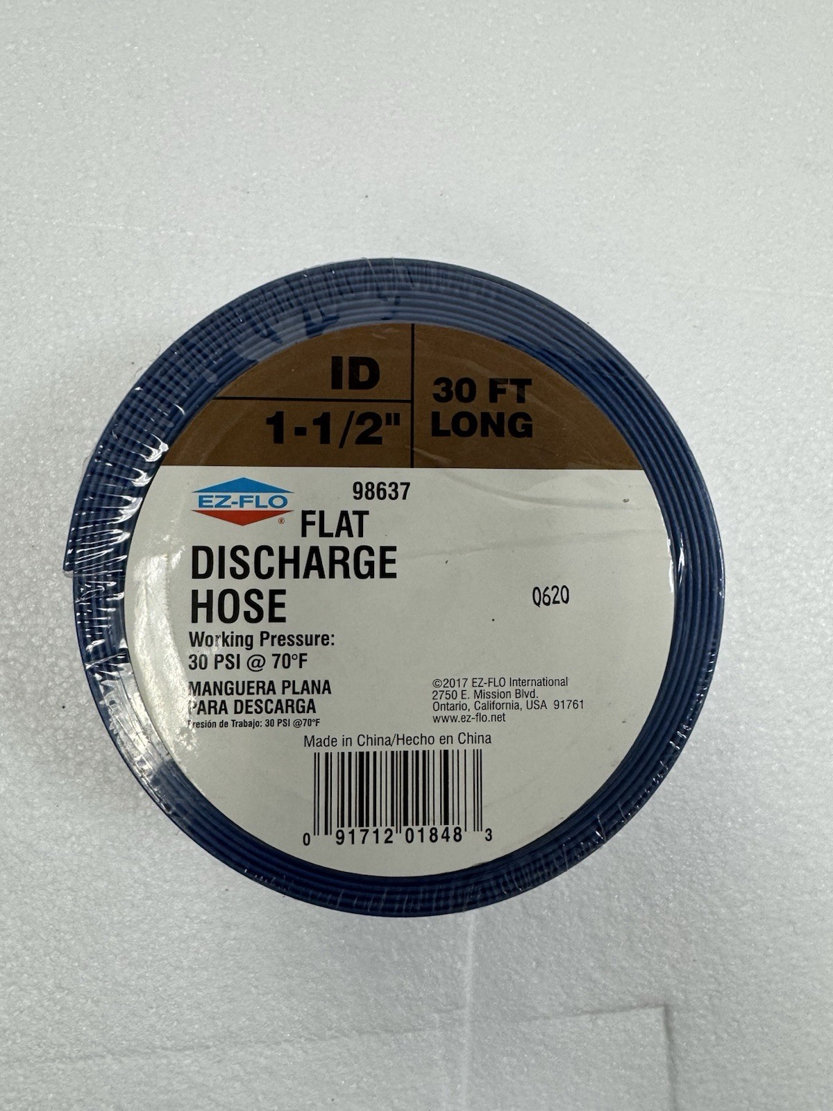 EZ-FLO 30 Ft. x 1-1/2 In. ID Flat Discharge Hose 98637