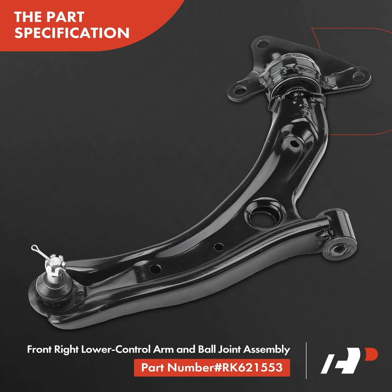 2x Front Lower Control Arm w/ Ball Joint Honda Fit 2009-2013 Insight 2010-2011