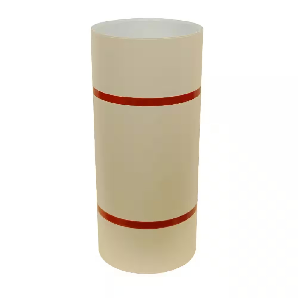 24 In. X 50 Ft. Heritage Cream over White Aluminum Trim Coil