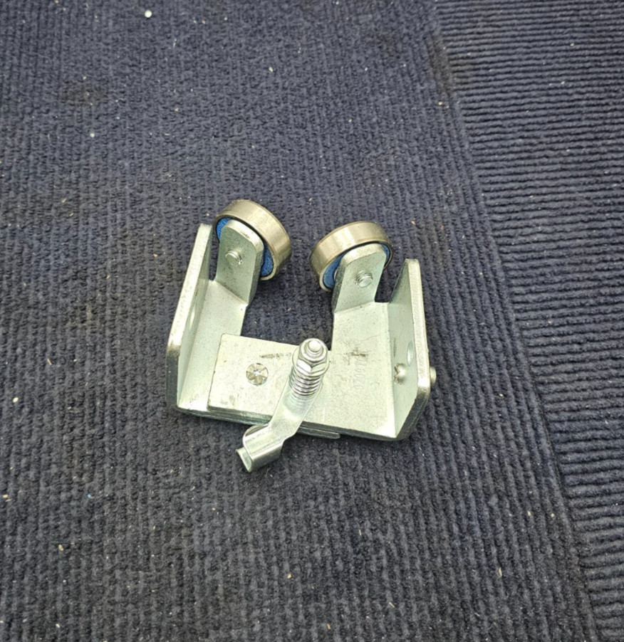 (QTY 2) 020916 Galvanized Adjustable Roller Guide Assy For Sliding Door Gate