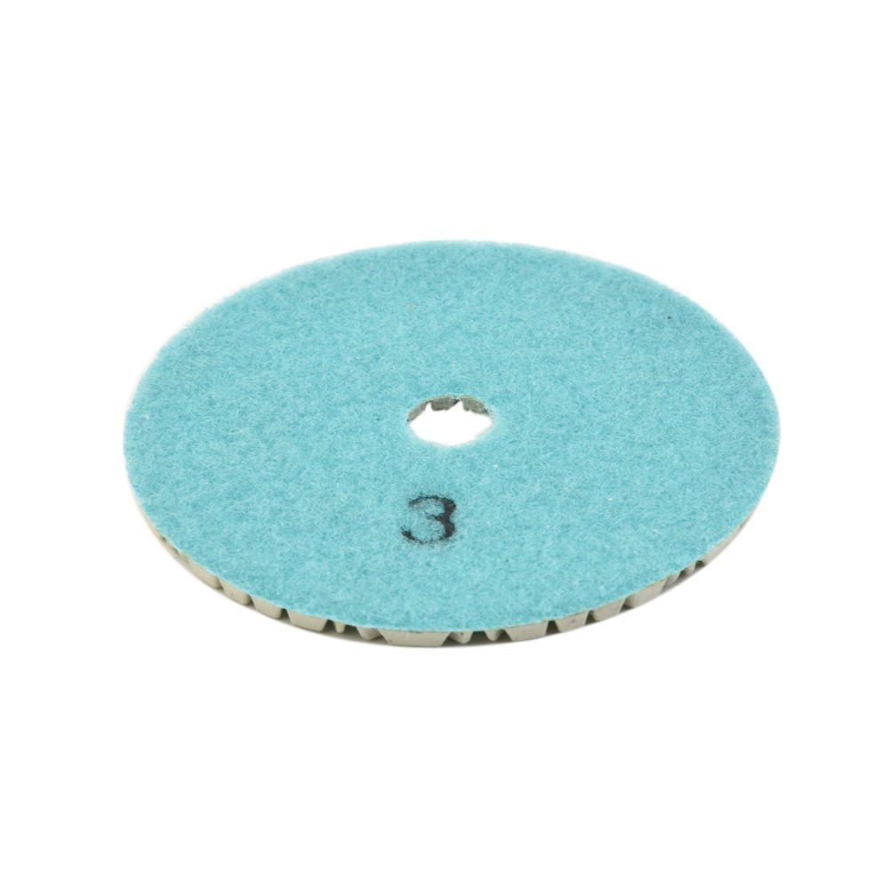 1#/2#/3# Grit 1pc Polishing Pad 4 Inch Concrete For Granite Industrial