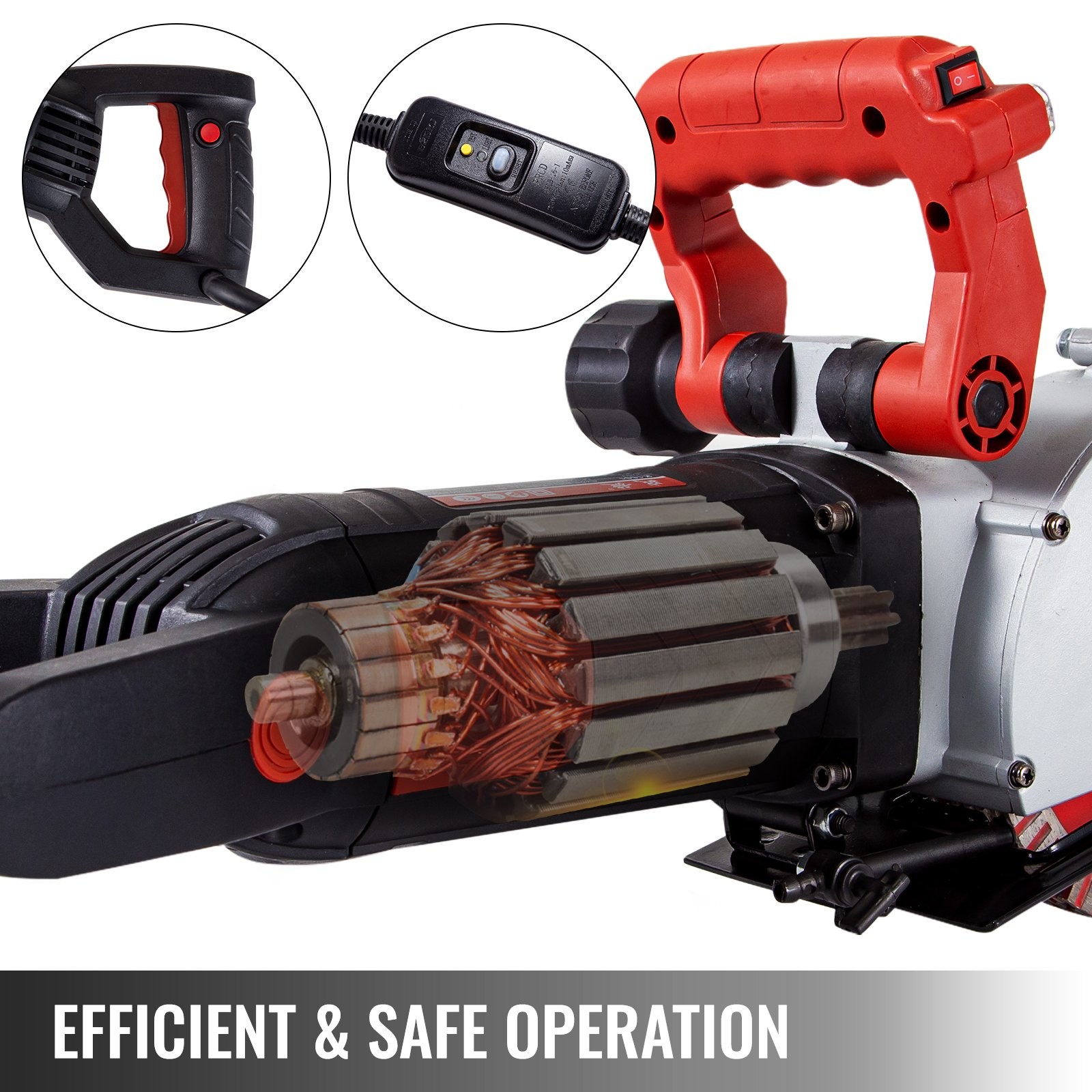 Wall Chaser,2500W 38 mm Cutting Width,Wall Groove Cutting Machine 34MM Cutting D
