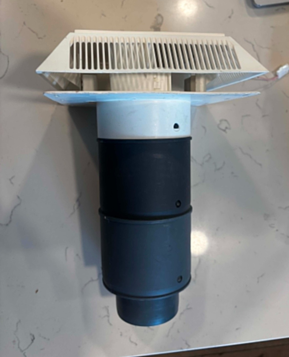 Mid-America Intake/Exhaust Vent White 7″ x 7-1/2″
