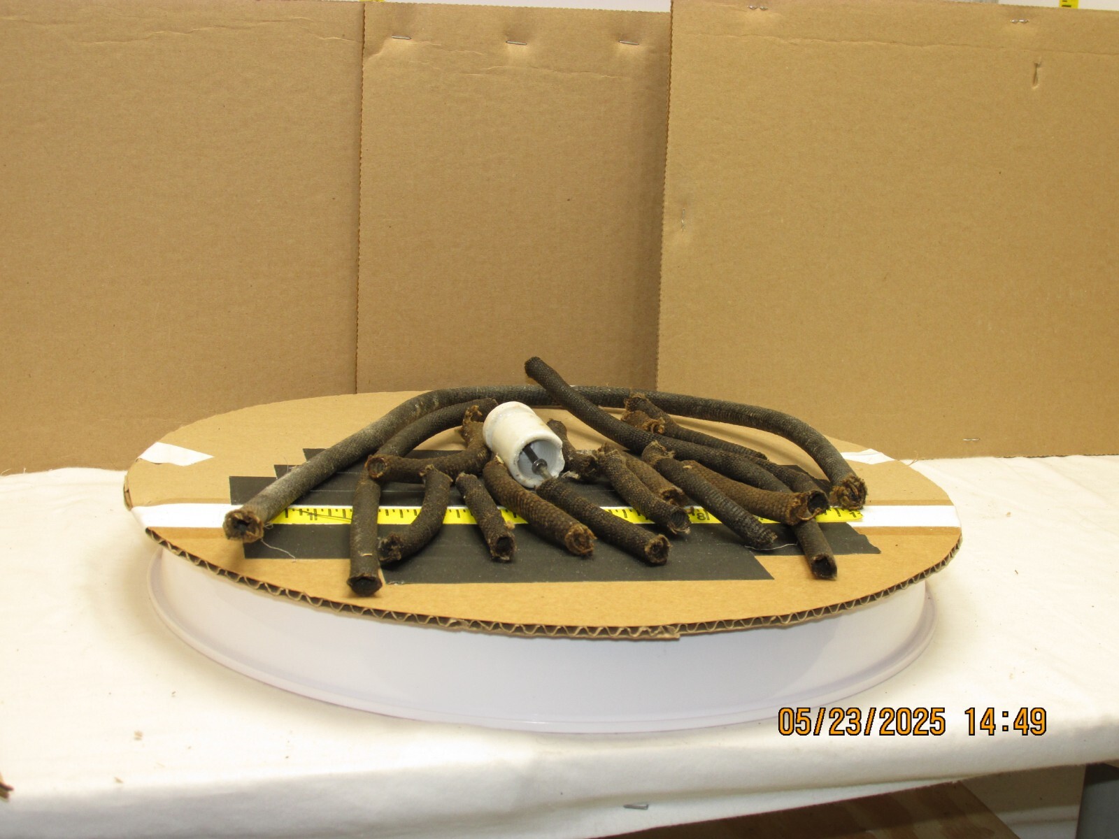 Listing is for: (App 17) pieces old style loom & 1 Ceramic insulatator