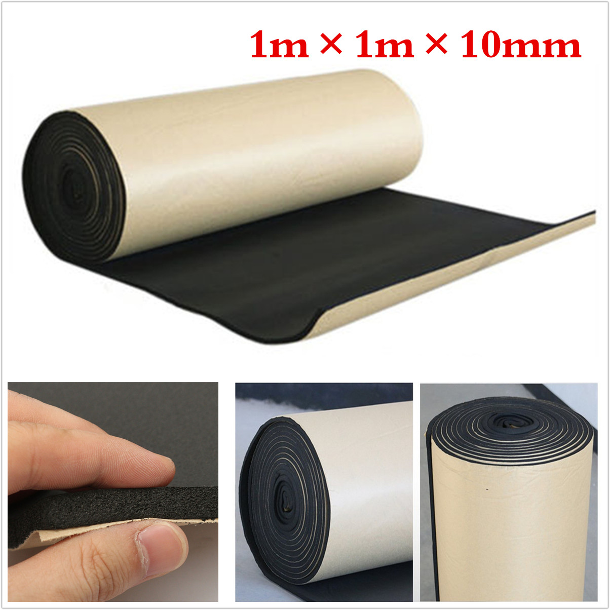 Self-adhesive Fireproof Sound Deadener Heat Insulation Mat For Car Hood Engine