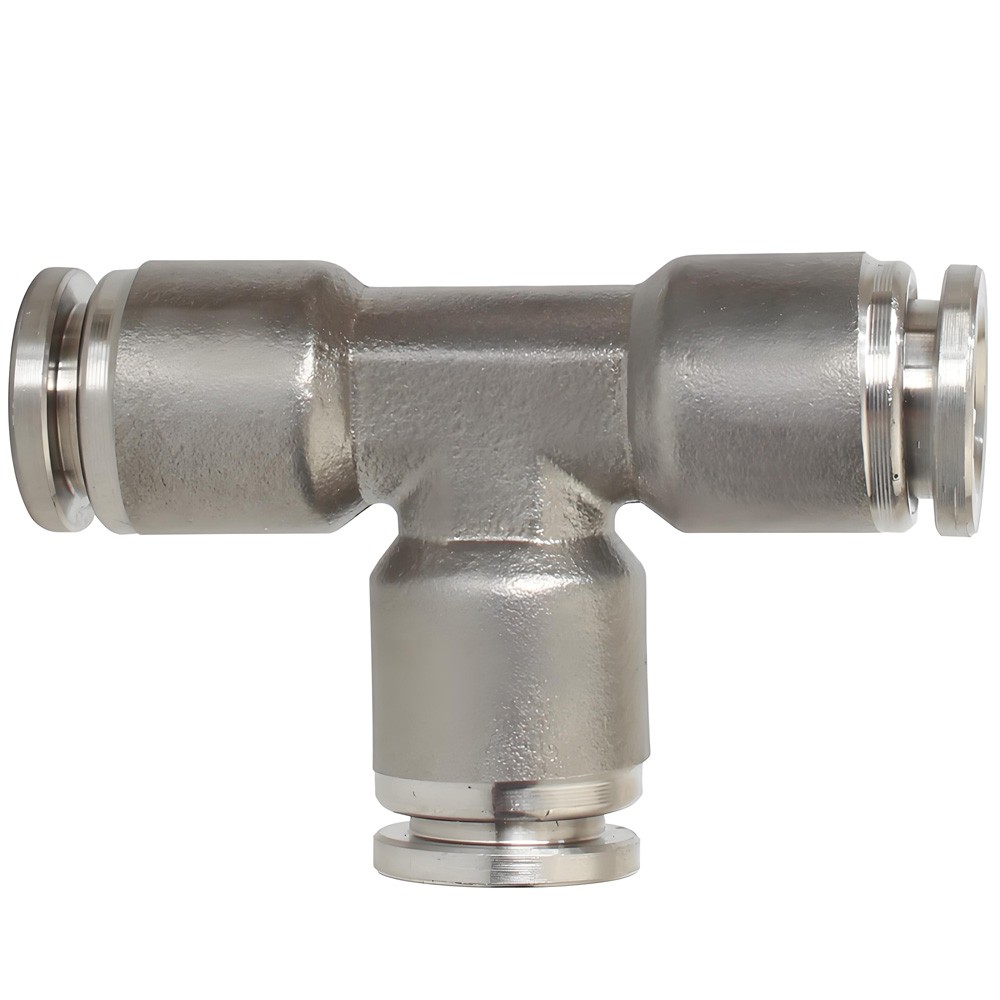 Pneumatic Push Fit Connector A2 Stainless Steel Tube Pipe Joiner Air Water Lines