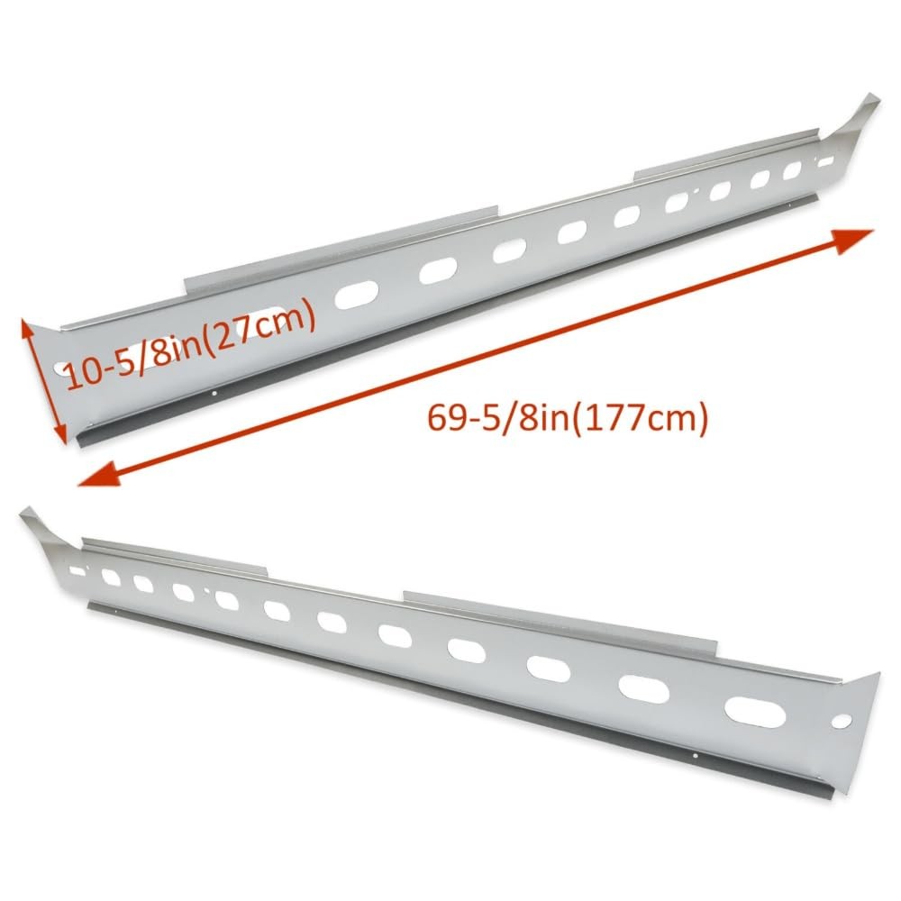 Inner Rocker Panels Ram 1500/2500/3500 2002-2008 Quad Cab Silver Steel 801-2467