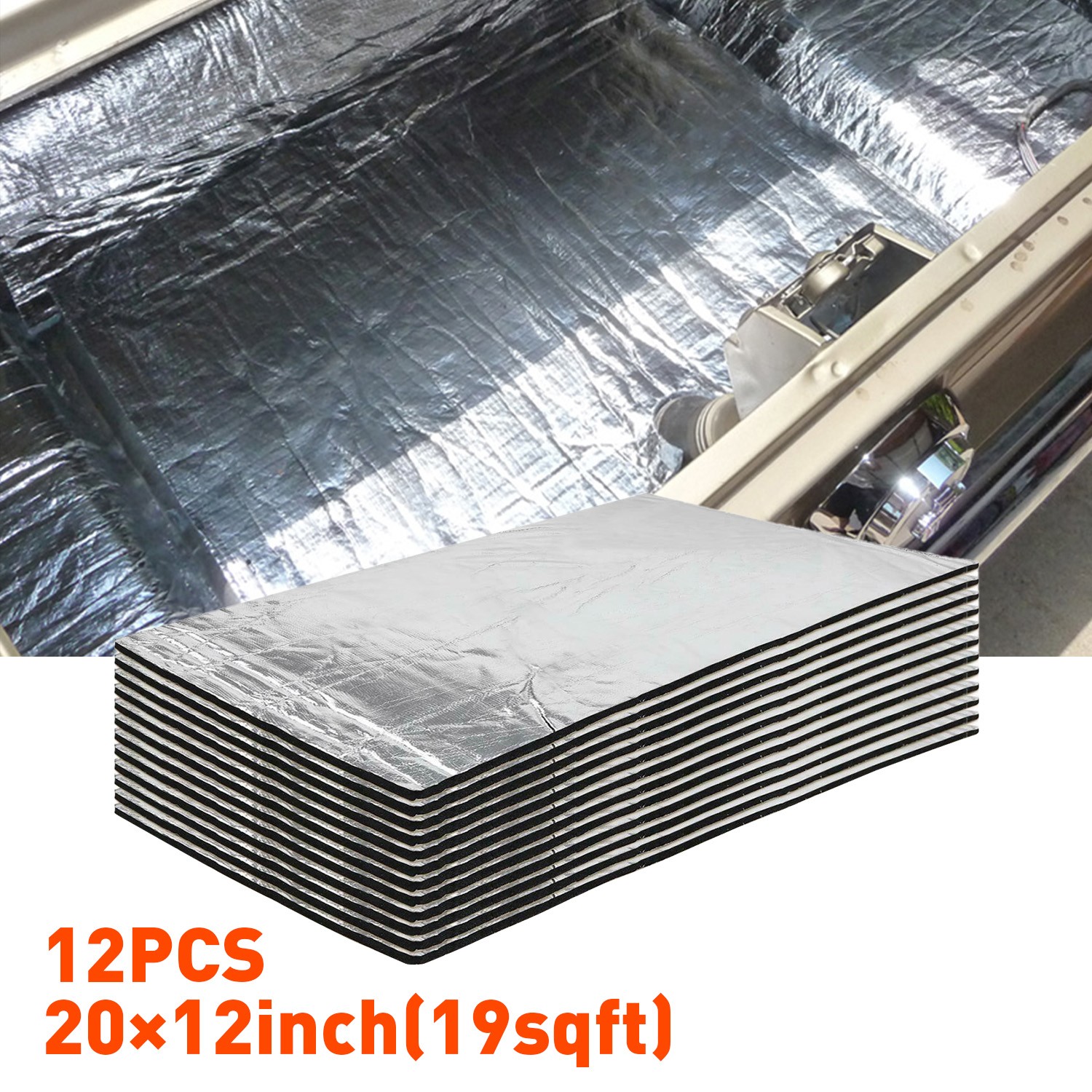 19sqft Sound Deadener Heat Insulation Mat For Control room and machine room 10MM
