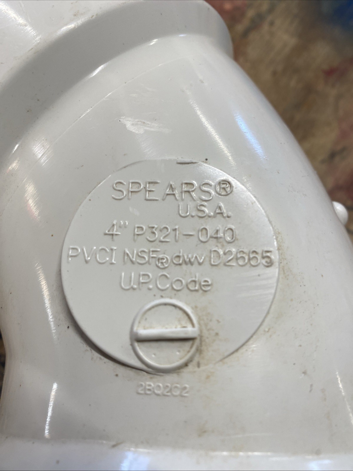 Charlotte Pipe 45 Degree Elbow PVC White 4″ PVC003211400HA