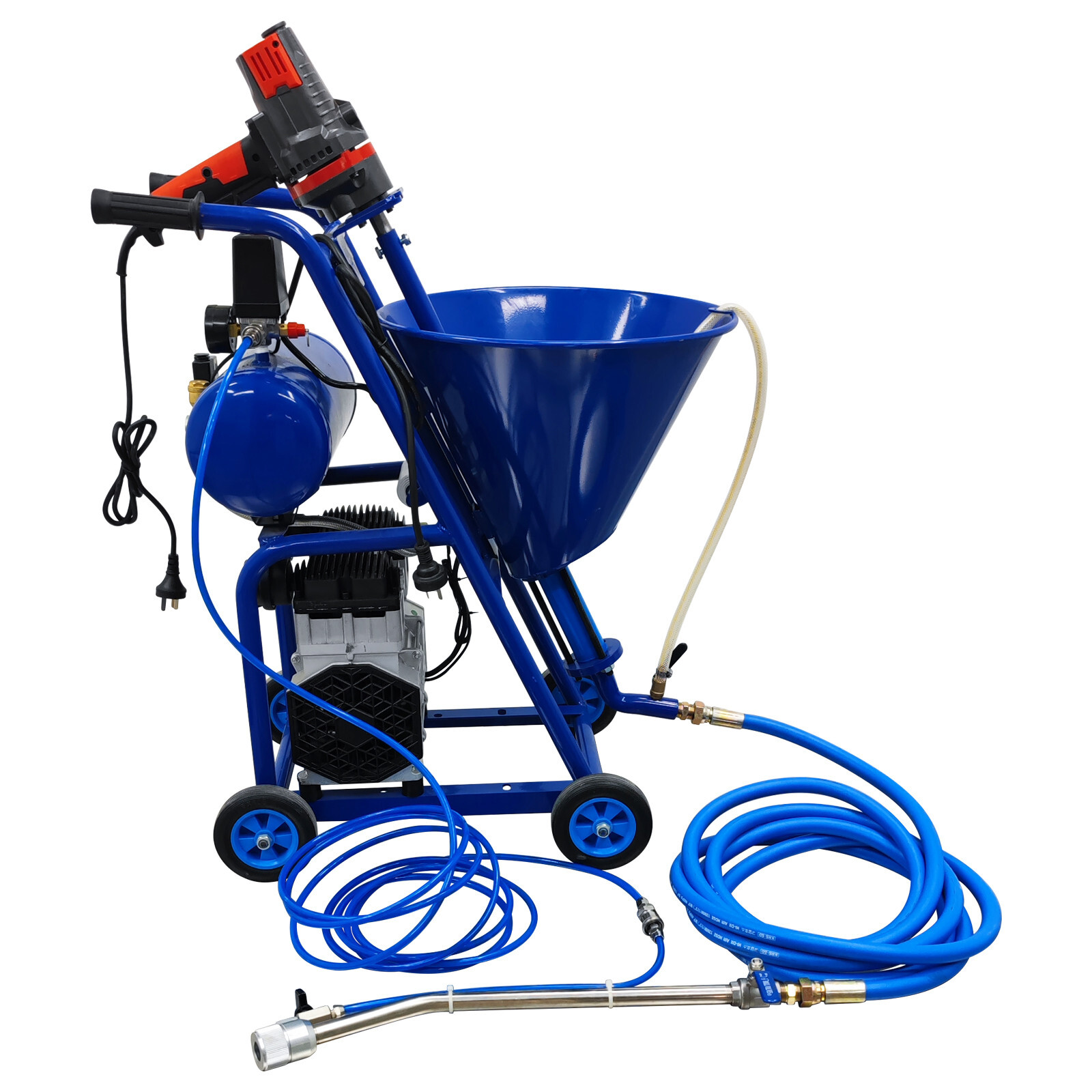 Polyurethane Foam Spray Machine Putty Sprayer 220V 1-10L/min Single Motor 2HP