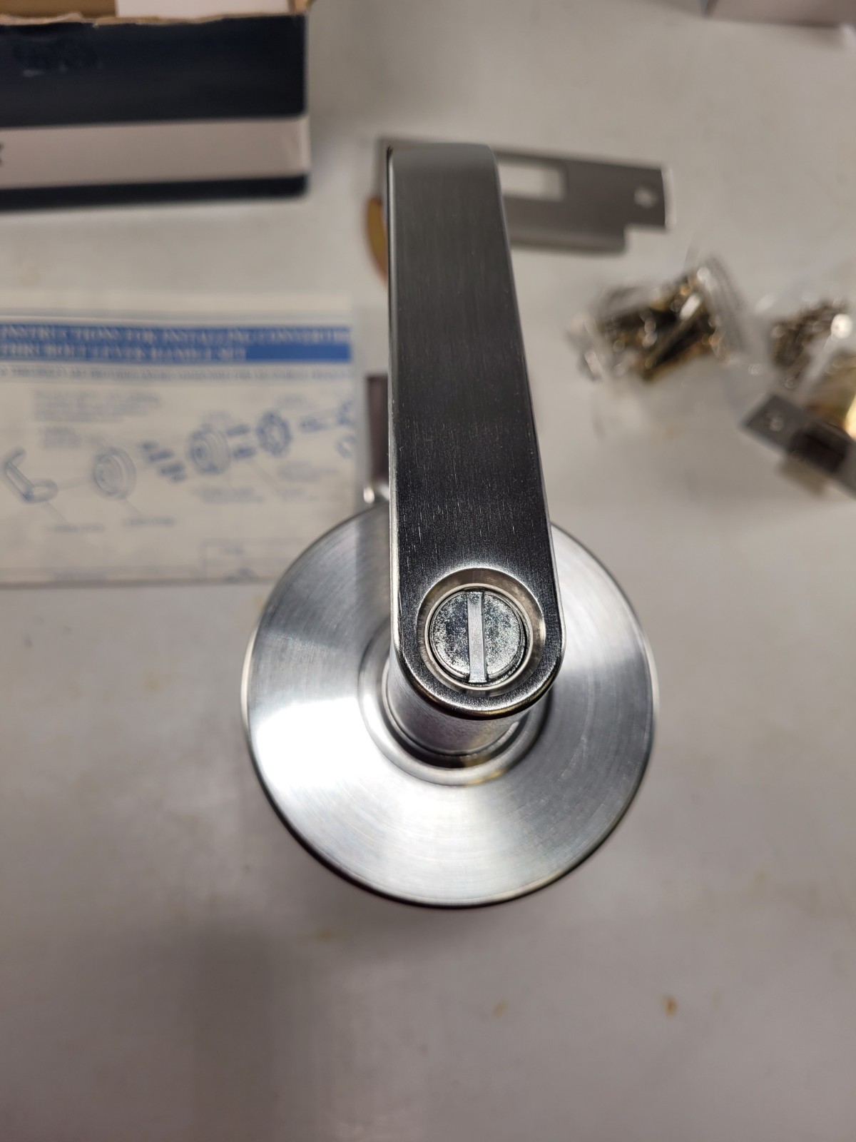 Dynasty Hardware Grade 2 Commercial Duty Privacy Lever Door Lock AUG-20-26D