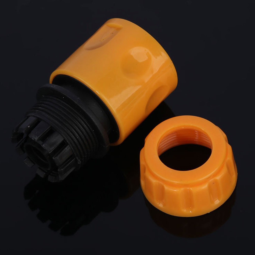 8Pcs Durable Hose Connection Tool Water Connector Reusable Yellow for Garden