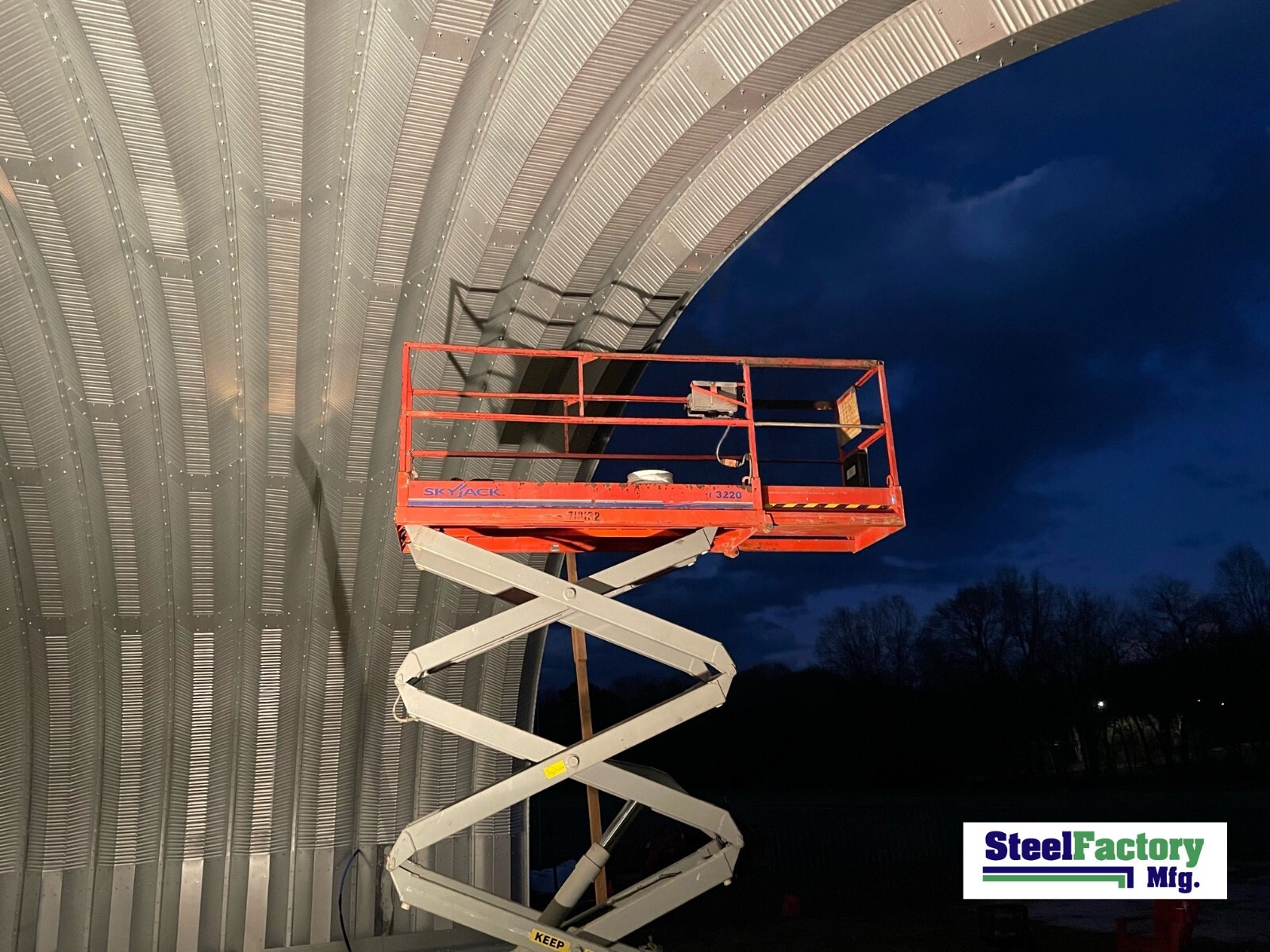 Steel Factory Mfg S40x70x16 Prefab Metal Arch Storage Building Garage Quonset