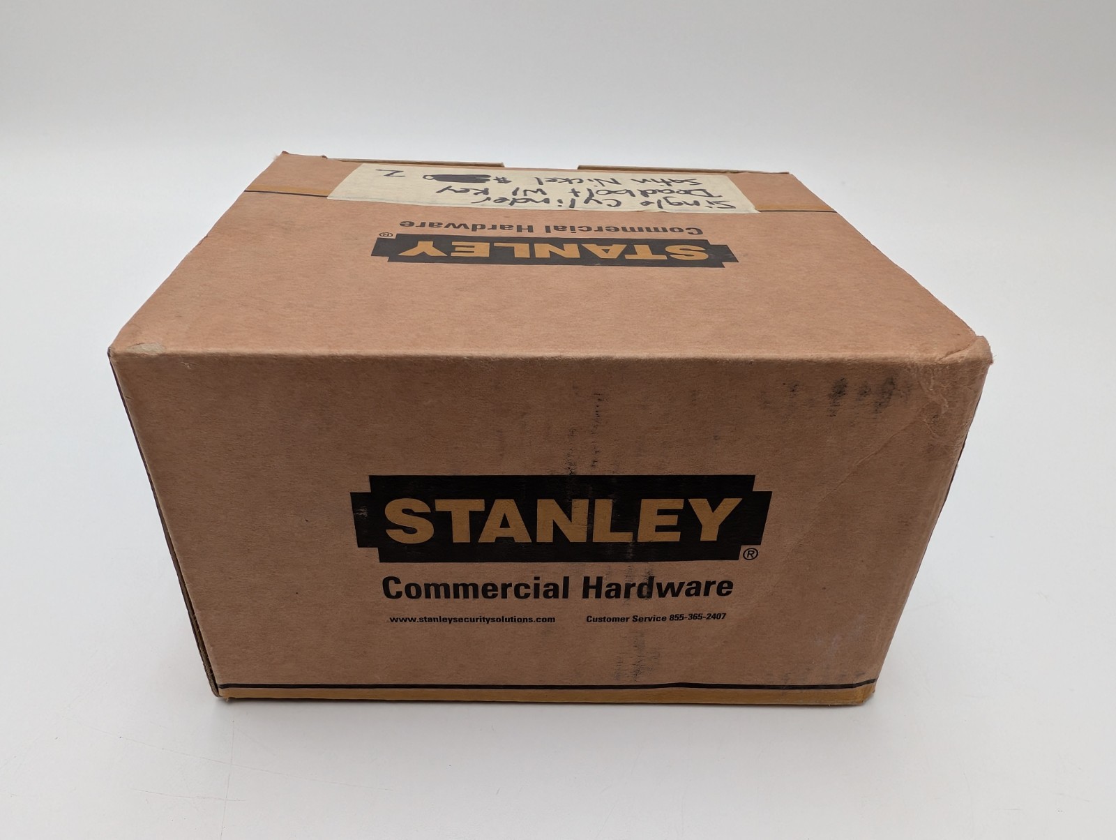 Stanley Commercial Hardware Commercial Single Cylinder Auxiliary Door Deadbolt