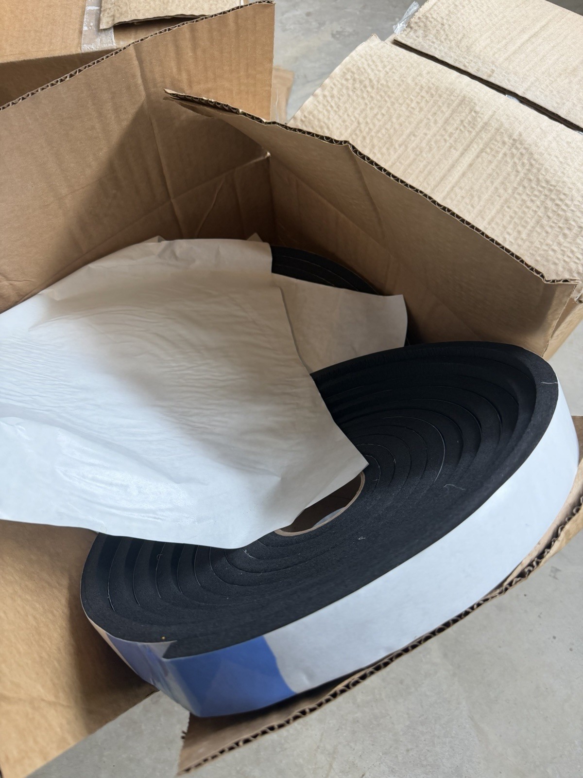1/2” X 1 1/2” Insulated Sponge With Supported Rubber Based Foam Gasket