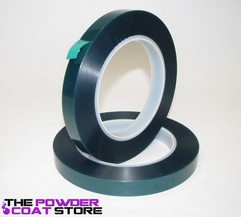 1/2 Inch x 72 yd – High Temp Masking Tape for Powder Coating
