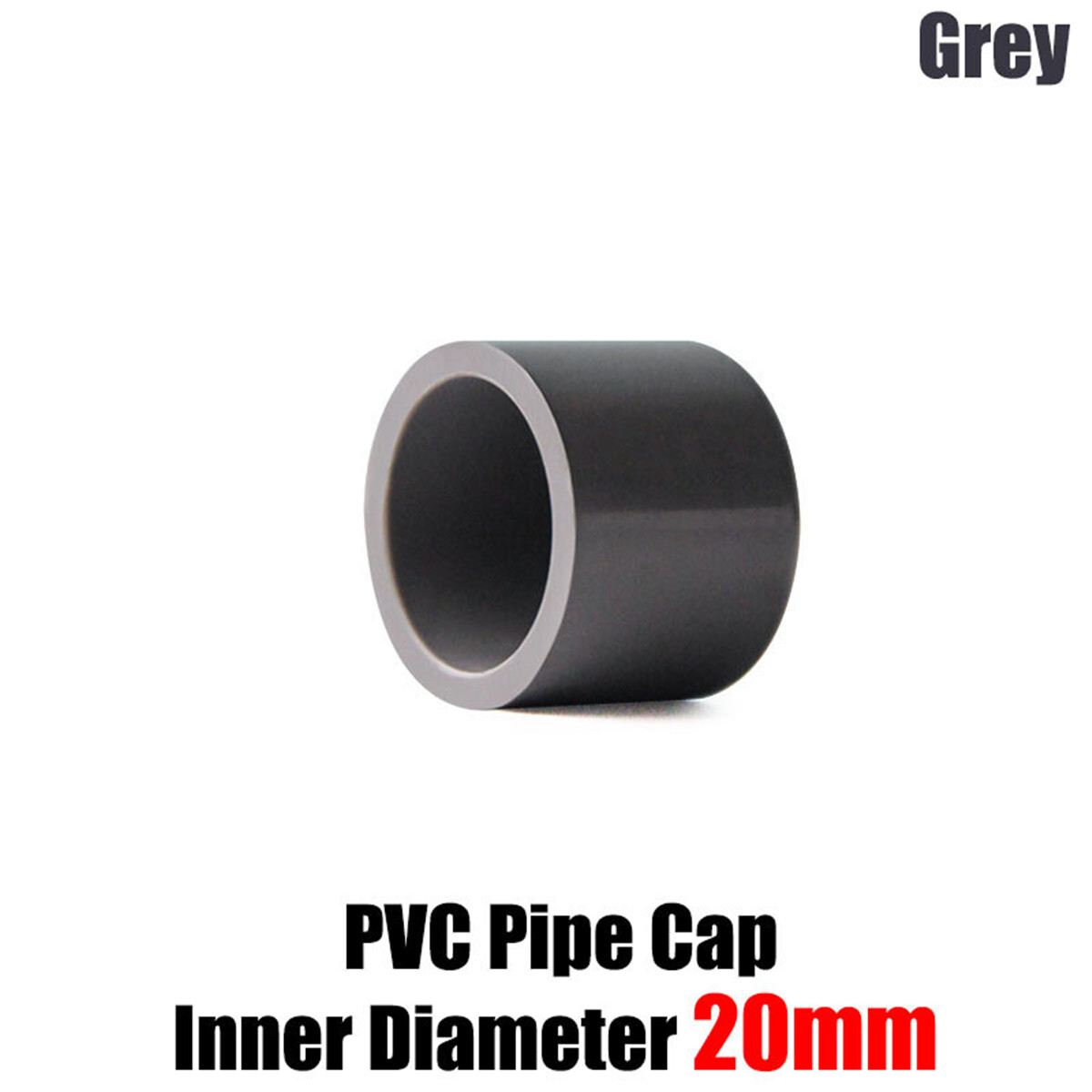 PVC Cap End Caps Plug Blanking 20mm~200mm Multicolor Adhesive Drain PipeFittings