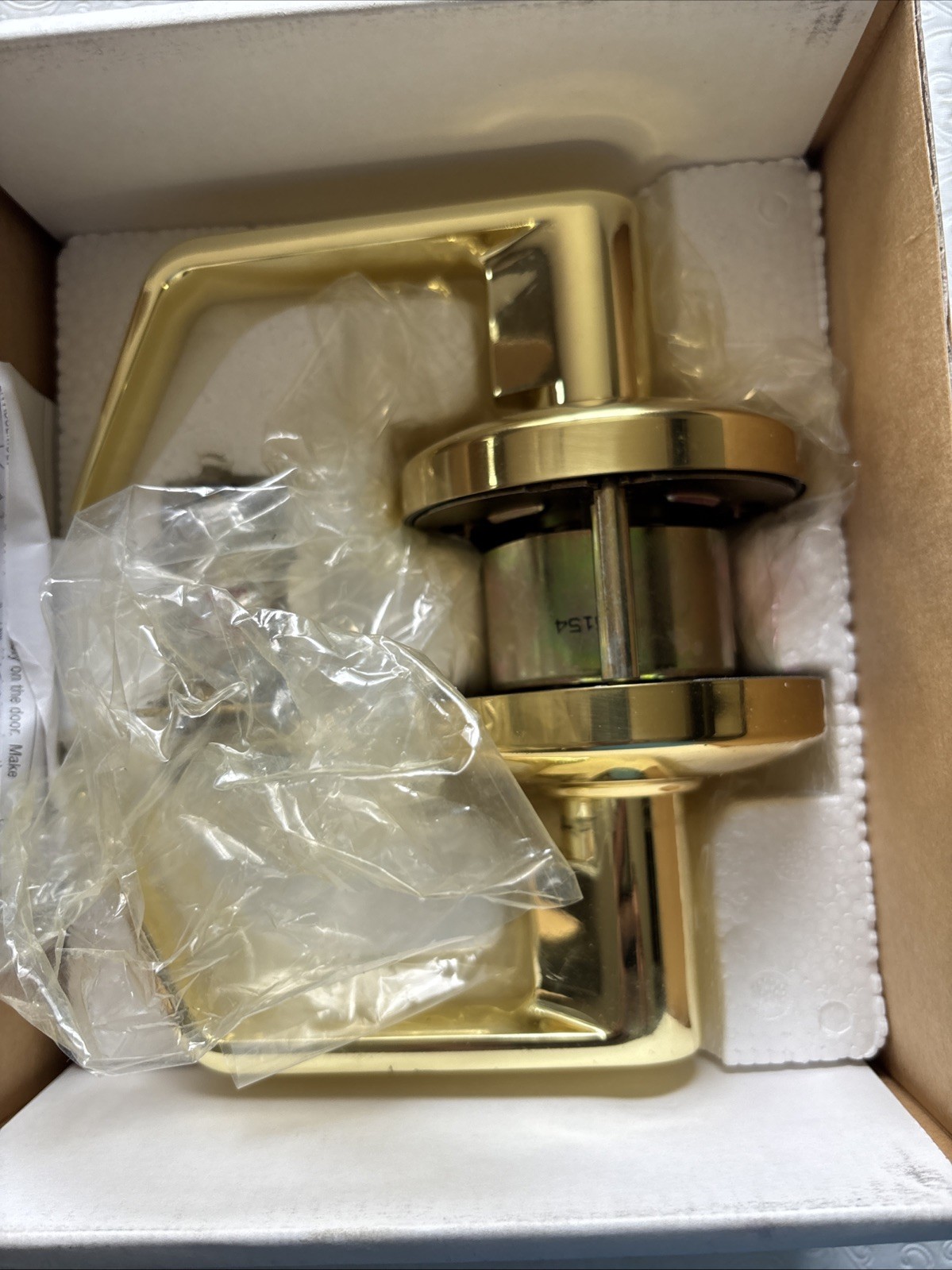 hager 3553 2-3/4″ us3 wtn scc kd asa entry Lever Gold Commercial Grade 2