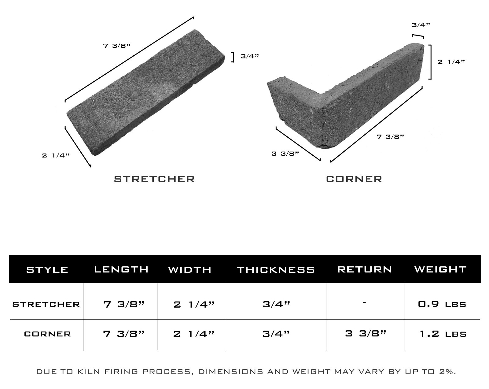 Colbee USA – Thin Brick Veneer – Color: Rustic White – Clay Brick – Handmade