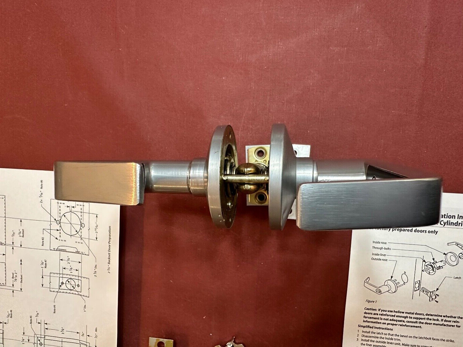 Best 7K Lever Lockset With Turn Button, New SFIC – 7 Pin Core & 3 Keys