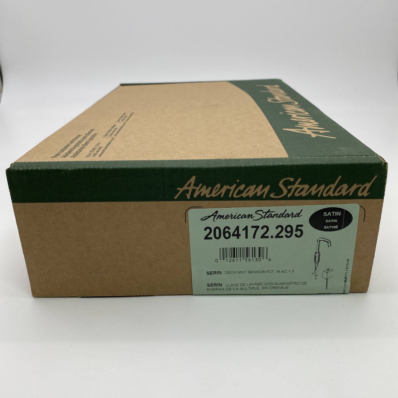 NEW AMERICAN STANDARD 2064.172.295 SERIN EXTENSION POWER PROXIMITY SENSOR FAUCET