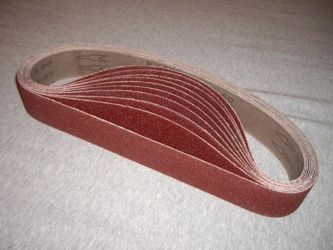 1/2 x 18″ Sanding Belts 36 Grit 40PK Aluminum Oxide Sandpaper air belt sander