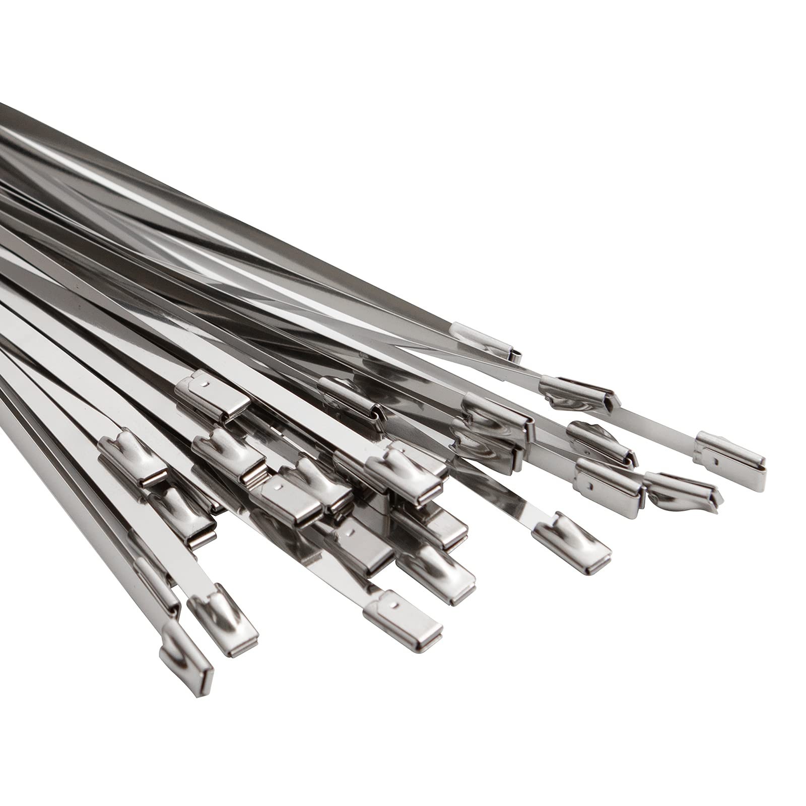 OFFO Metal Zip Ties 15.8 in Premium Heavy Duty Stainless Steel Wire Multifunc…