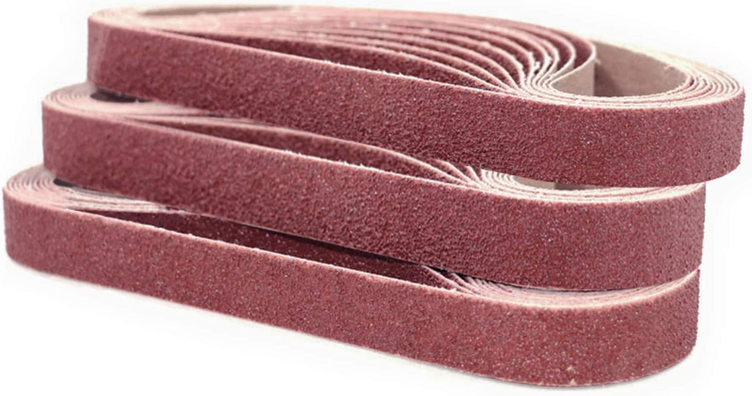 300 Pieces 1 1/2″ X 30″ abrasive sanding Belt for Pipe tube Polisher metal wood