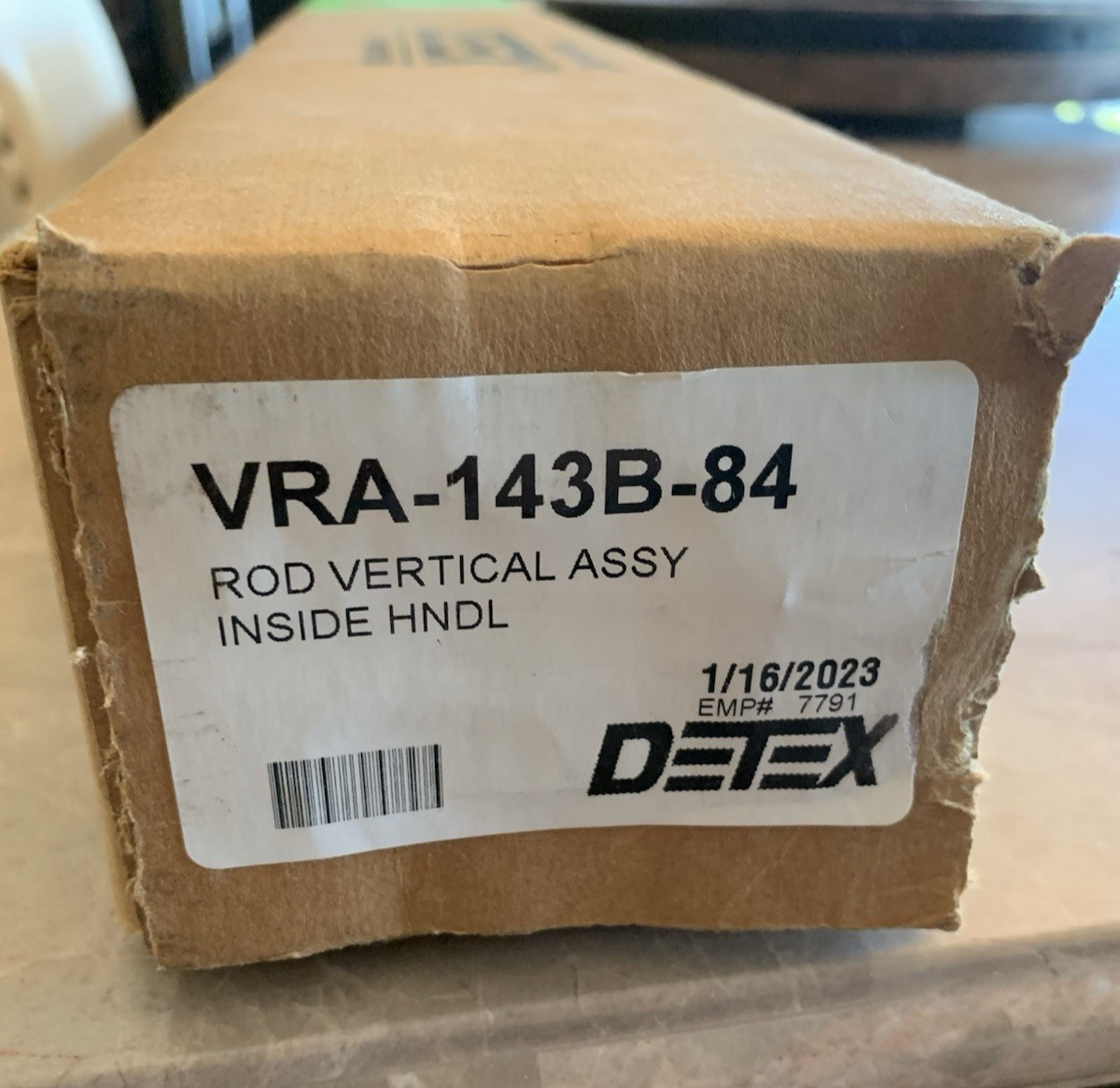 DETEX VRA-143B-84 Vertical Rod Assembly for ECL 230D Alarm Double Doors