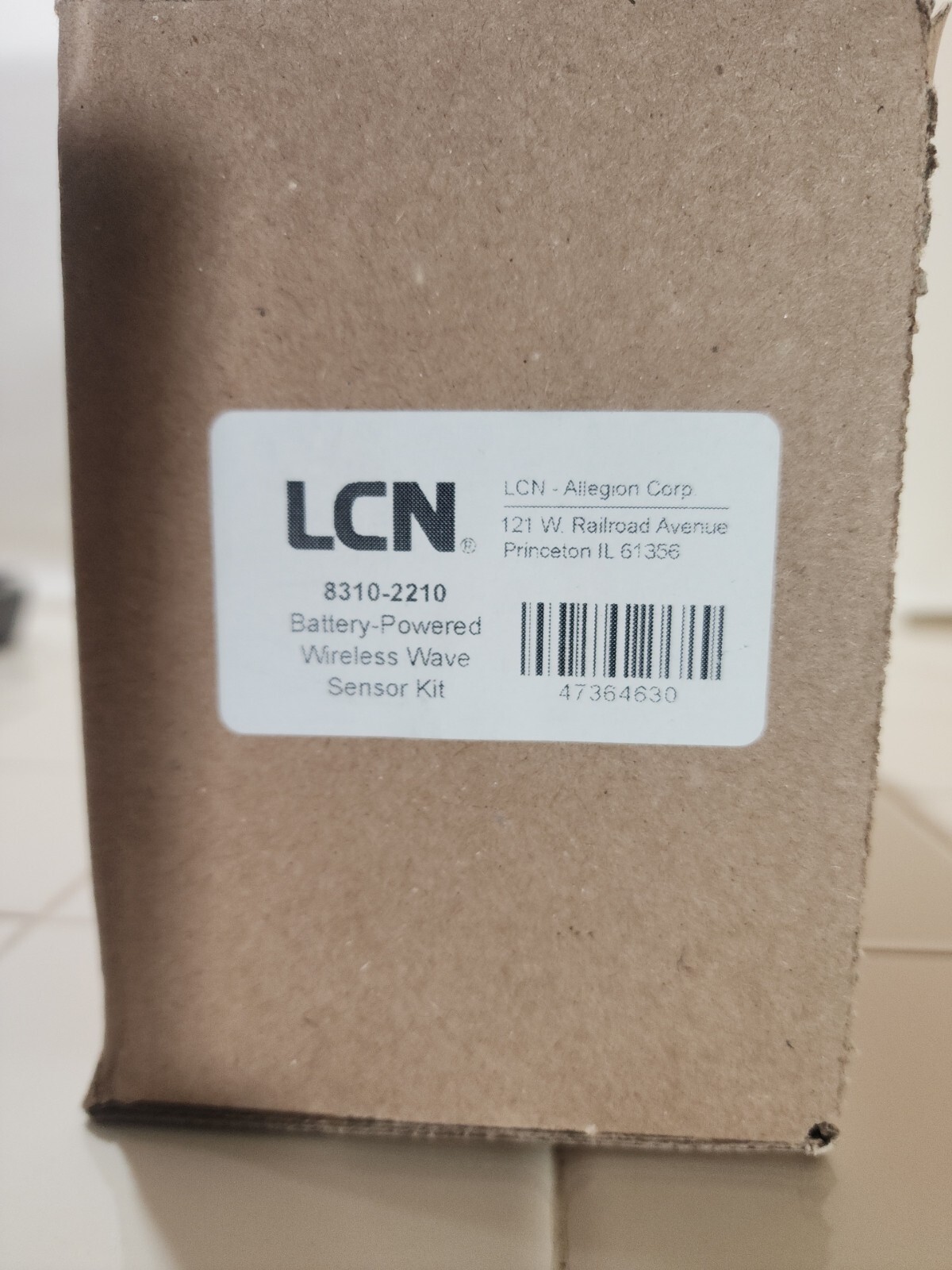 LCN 8310-2210 8310 Series Battery Powered Touchless Actuators Single Gang Kit