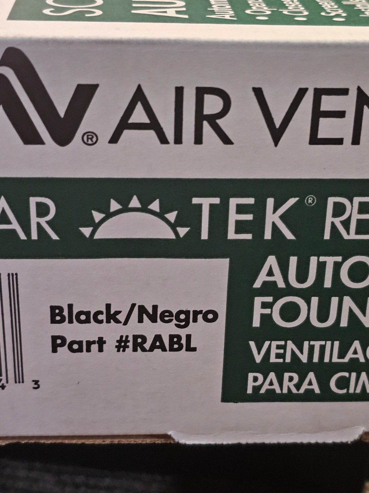 (QTY 10) Air Vent RABL Automatic Foundation Vent 9.5″ H X 17.1″ W Black Plastic