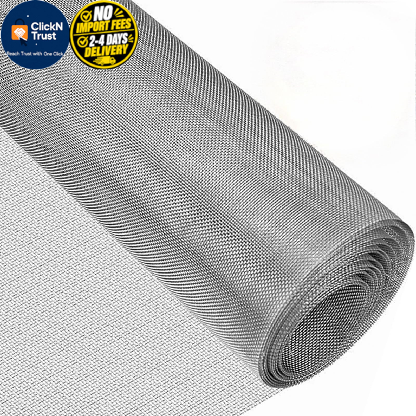 Wire Mesh Stainless Steel Filter Screen Sheets 30x120cm 30cm x 120cm, Silver