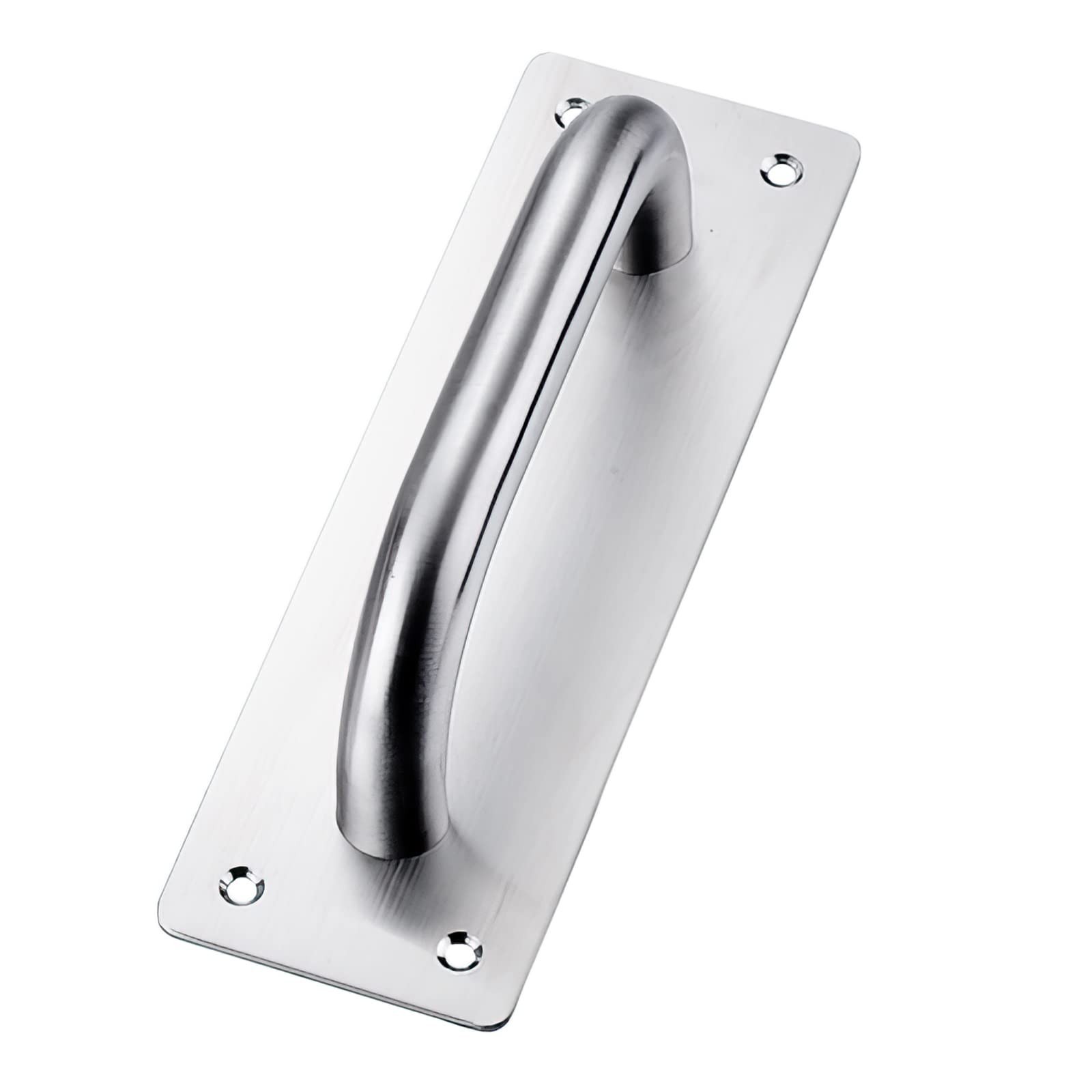 Stainless Steel Door Pull Handle 11.8 Inches Plate Commercial Door Handle – N…