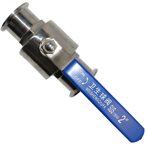 OD 3/4 inch 1″ 2″ 1.5″ Sanitary Ball Valve Tri Clamp Ferrule Stainless Steel 316