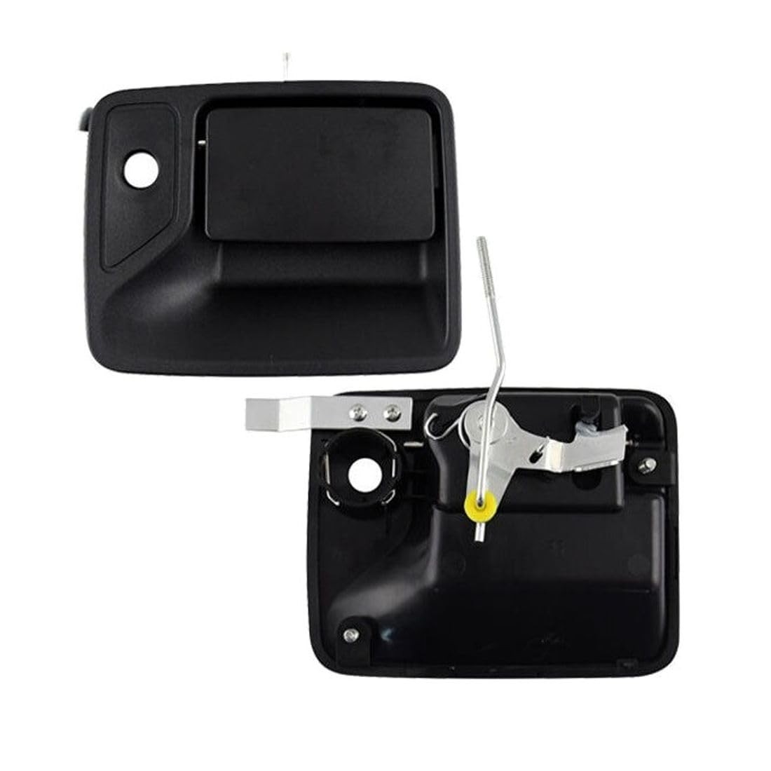 2x Front Outer Textured Black Door Handles for Ford Excursion 00-05 F550 99-16
