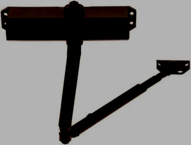NORTON J1601 BLK DOOR CLOSER FOR TOP JAMB INSTALL W/DEEP REVEALS 2 3/4 THRU 7″