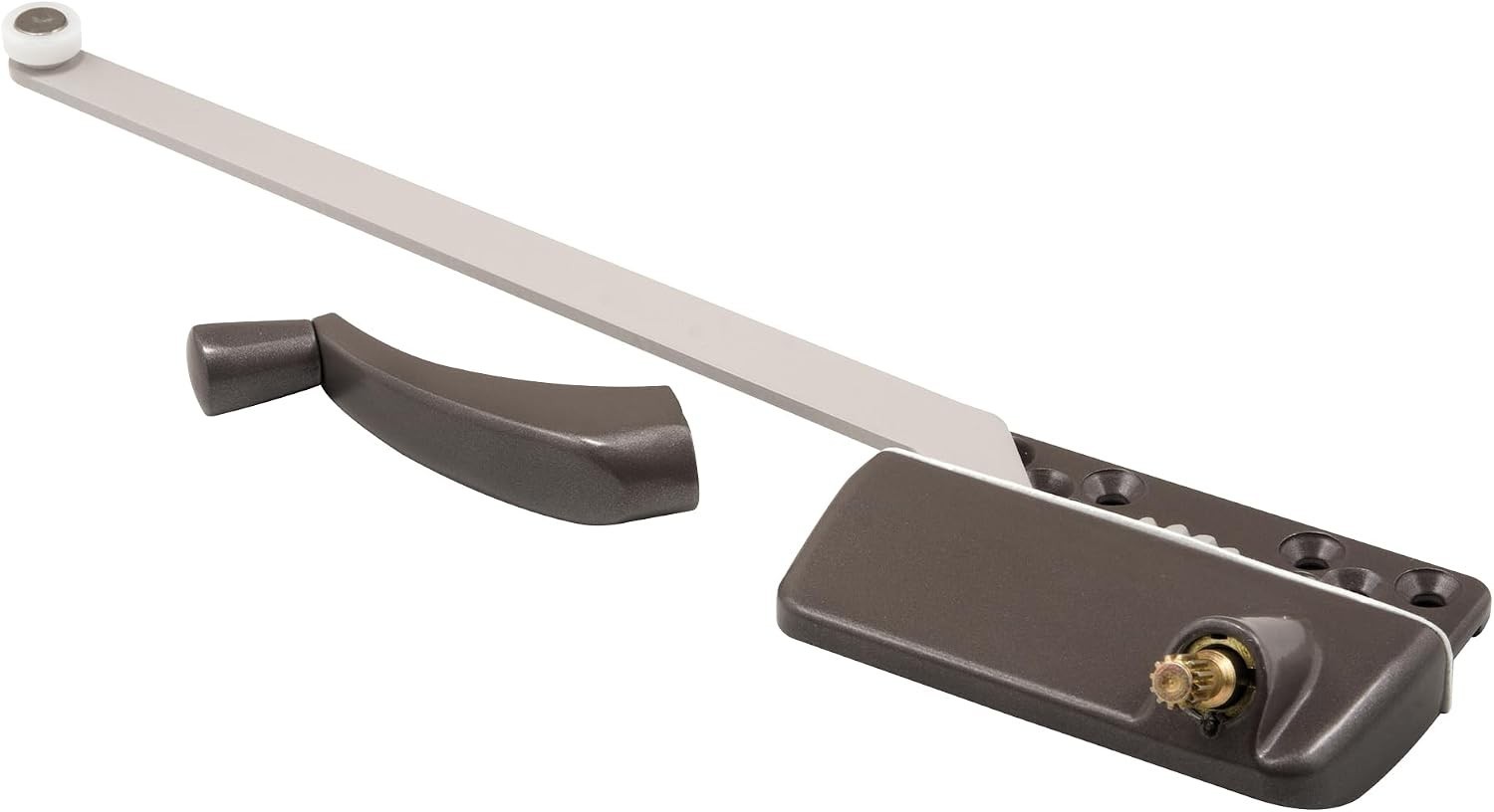 9-1/2 In. Single-Arm Left-Hand Casement Operator, Bronze Finish Single Pack