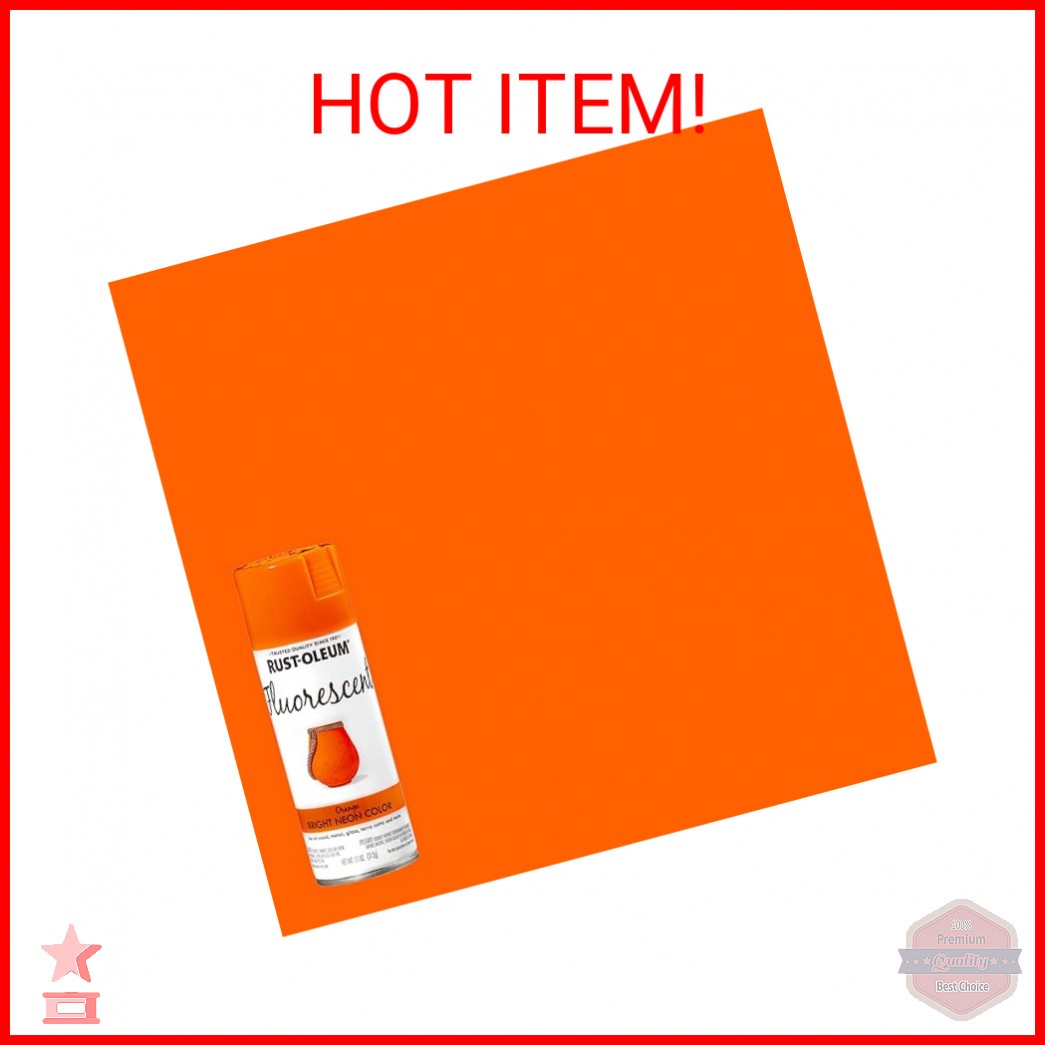 Specialty Fluorescent Orange Spray Paint – 11 oz