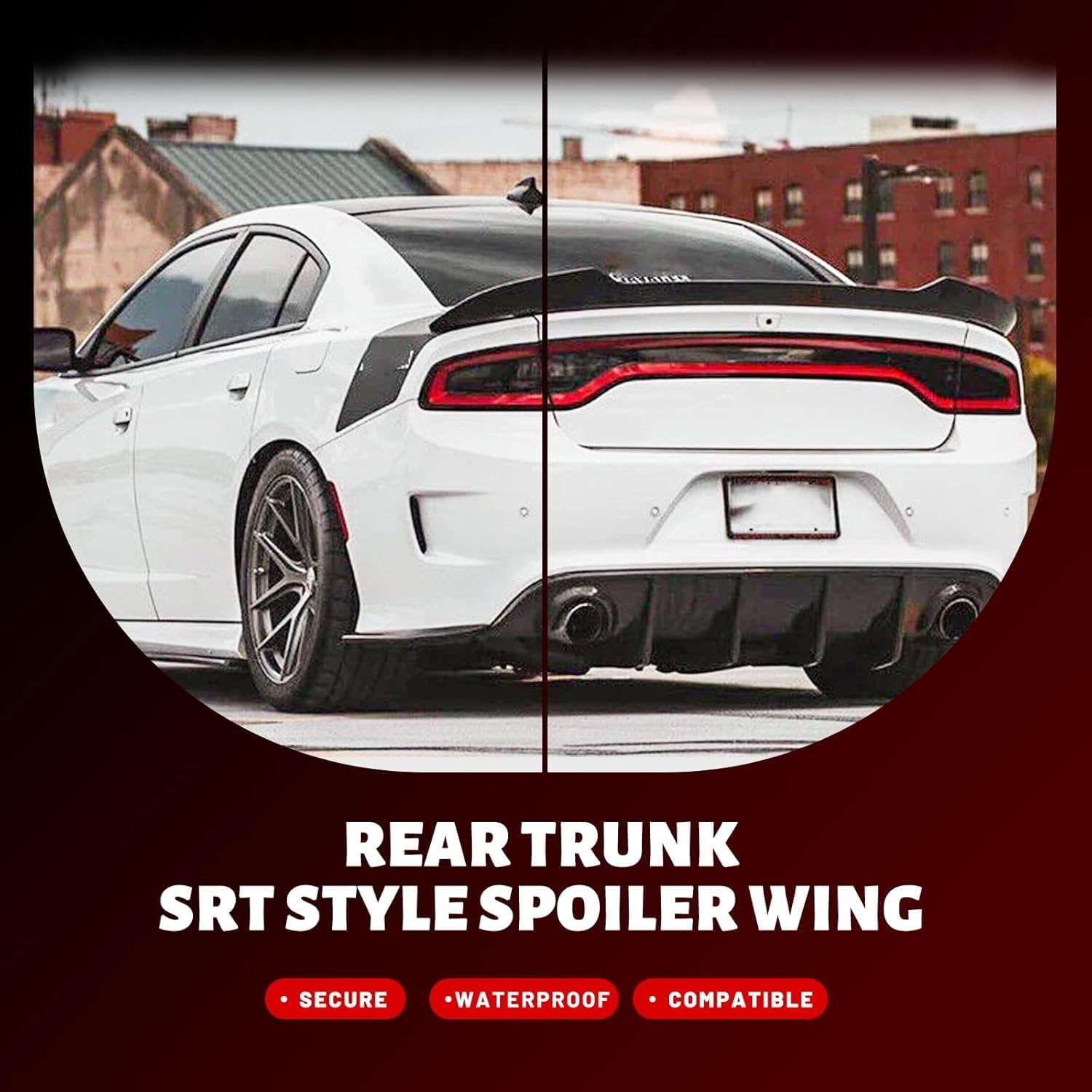 Rear Trunk Spoiler for Dodge Charger 2011-2023