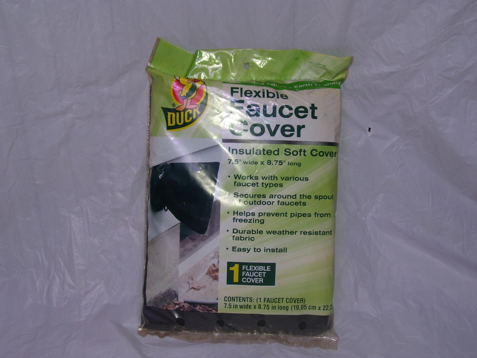 Faucet Cover Easy To Install 7.5″ X 8.75″ Duck Brand Insulated Soft Flexible
