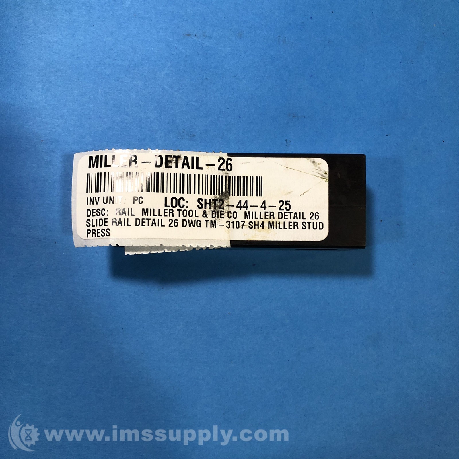 MILLER SHT2-44-4-25 Slide Rail Stud Press USIP