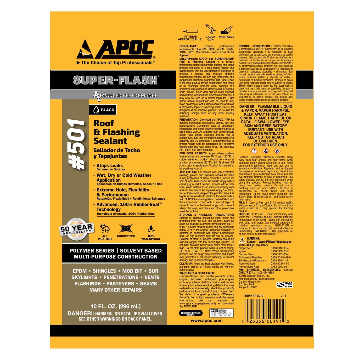 Black Jack 1010-9-66 Neoprene Rubber Wet/Dry Flashing Cement 10 oz. (Pack of 12)