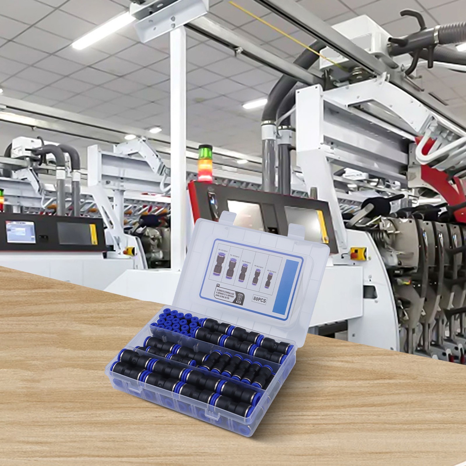 Innovative Design Pack of 80 Easy to Use Push Fit Connectors Available